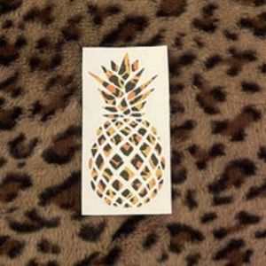Cheetah Print Pineapple Vinyl Decal